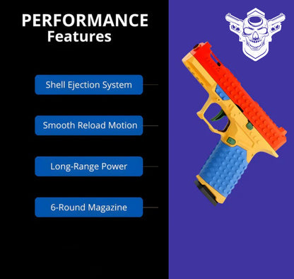BrickFire™ Pistol- Customizable blaster