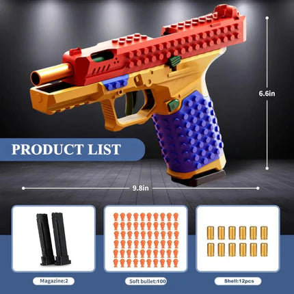 BrickFire™ Pistol- Customizable blaster